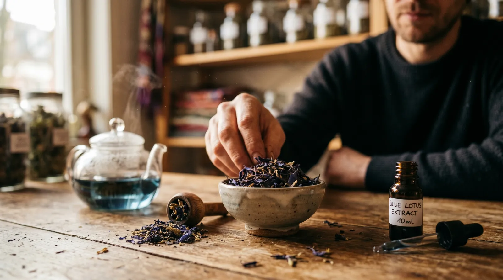 AZARIUS · Rapporterede blue lotus effects efter indtagelsesmetode