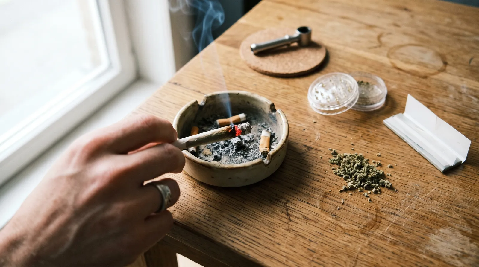 AZARIUS · Kemien bag cannabisforbrænding: hvad 900°C reelt gør ved et cannabinoid
