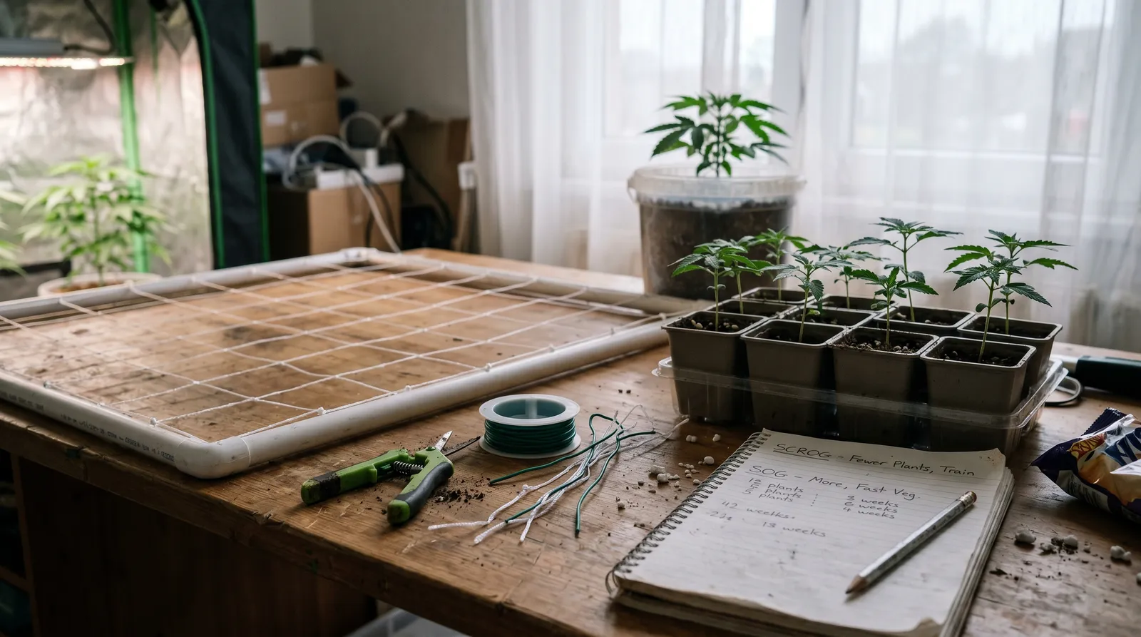 AZARIUS · SCROG vs SOG — kort förtydligande
