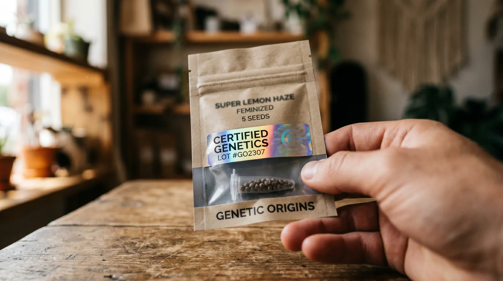 AZARIUS · Hur vet du att genetiken är det som står på etiketten?