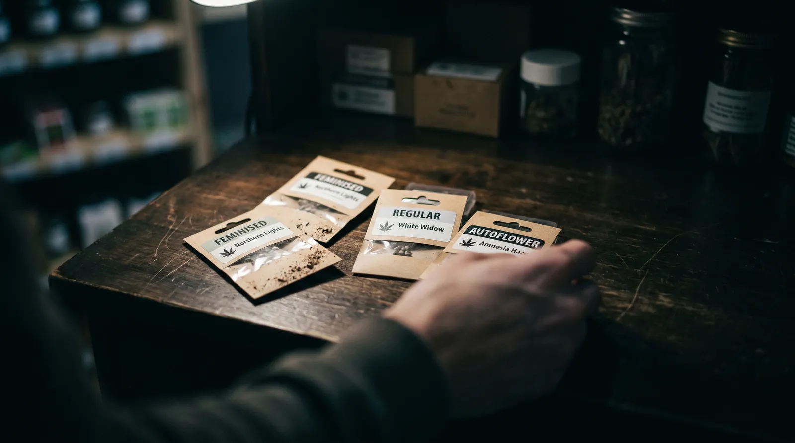 AZARIUS · Feminiserade, reguljära eller autoflower — vad ska fröbanken egentligen ha på hyllan?