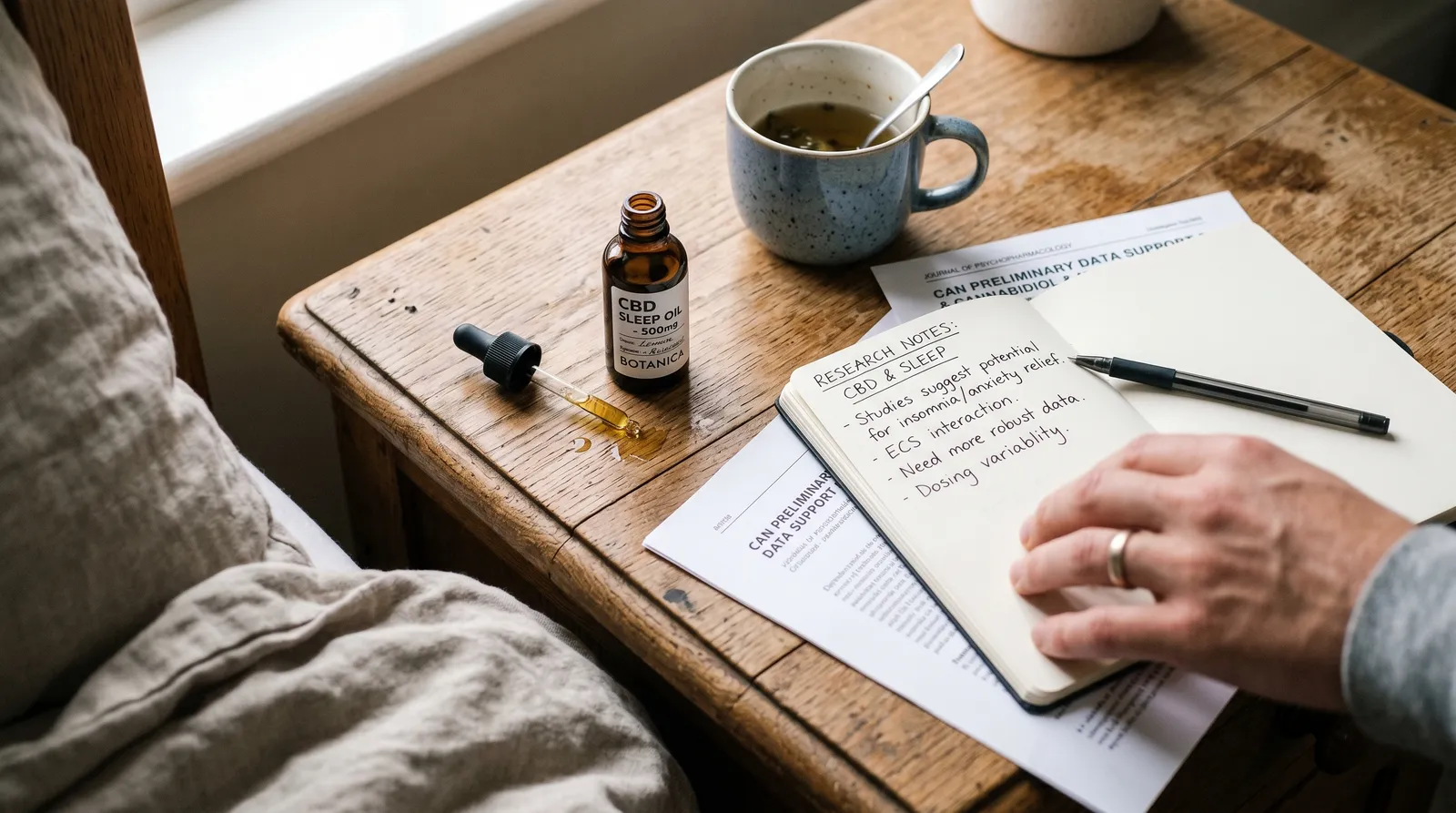 AZARIUS · Vad säger forskningen egentligen om CBD och sömn?