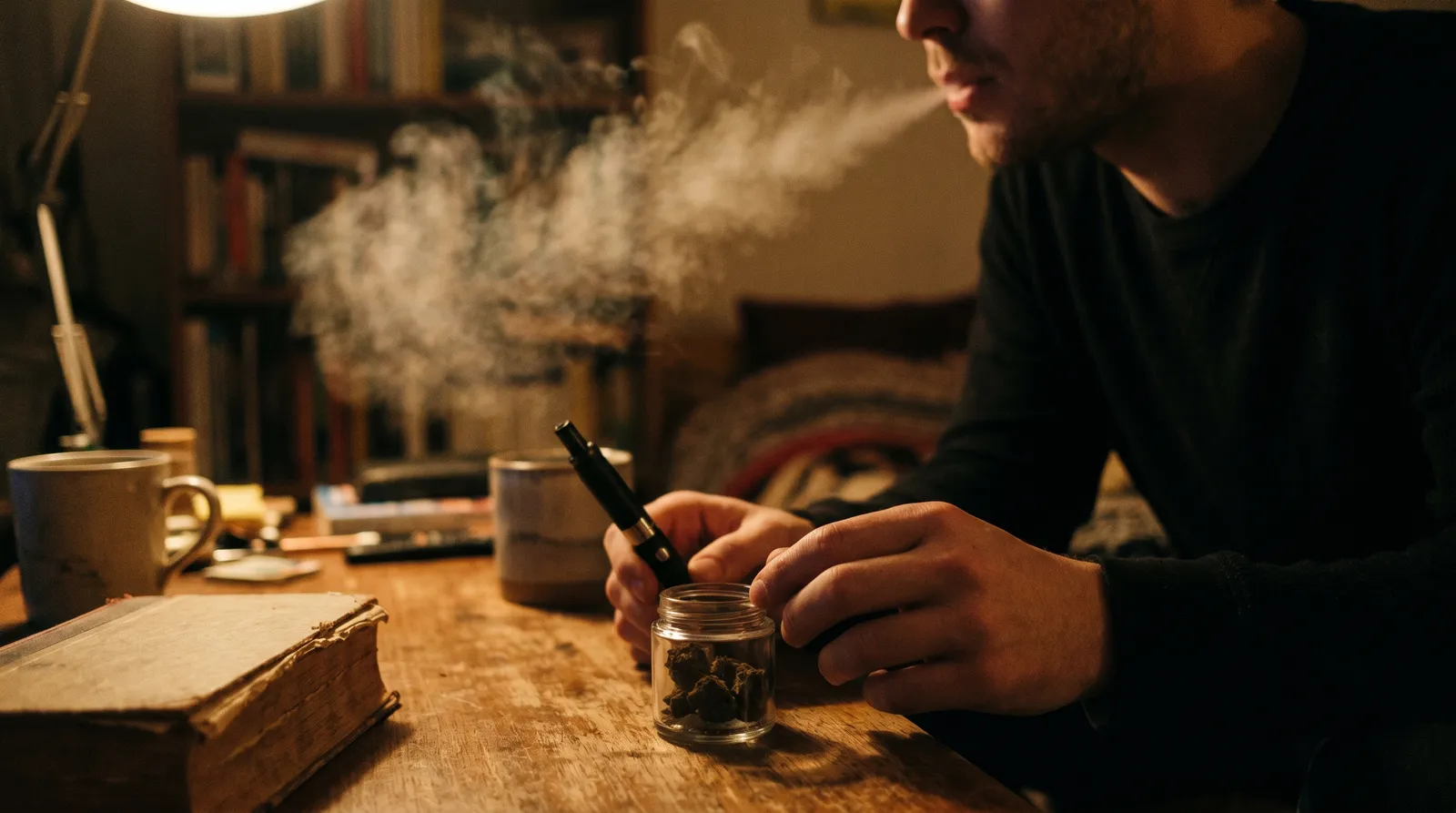 AZARIUS · Inhalační cesta: vaporizér, květ a hašiš