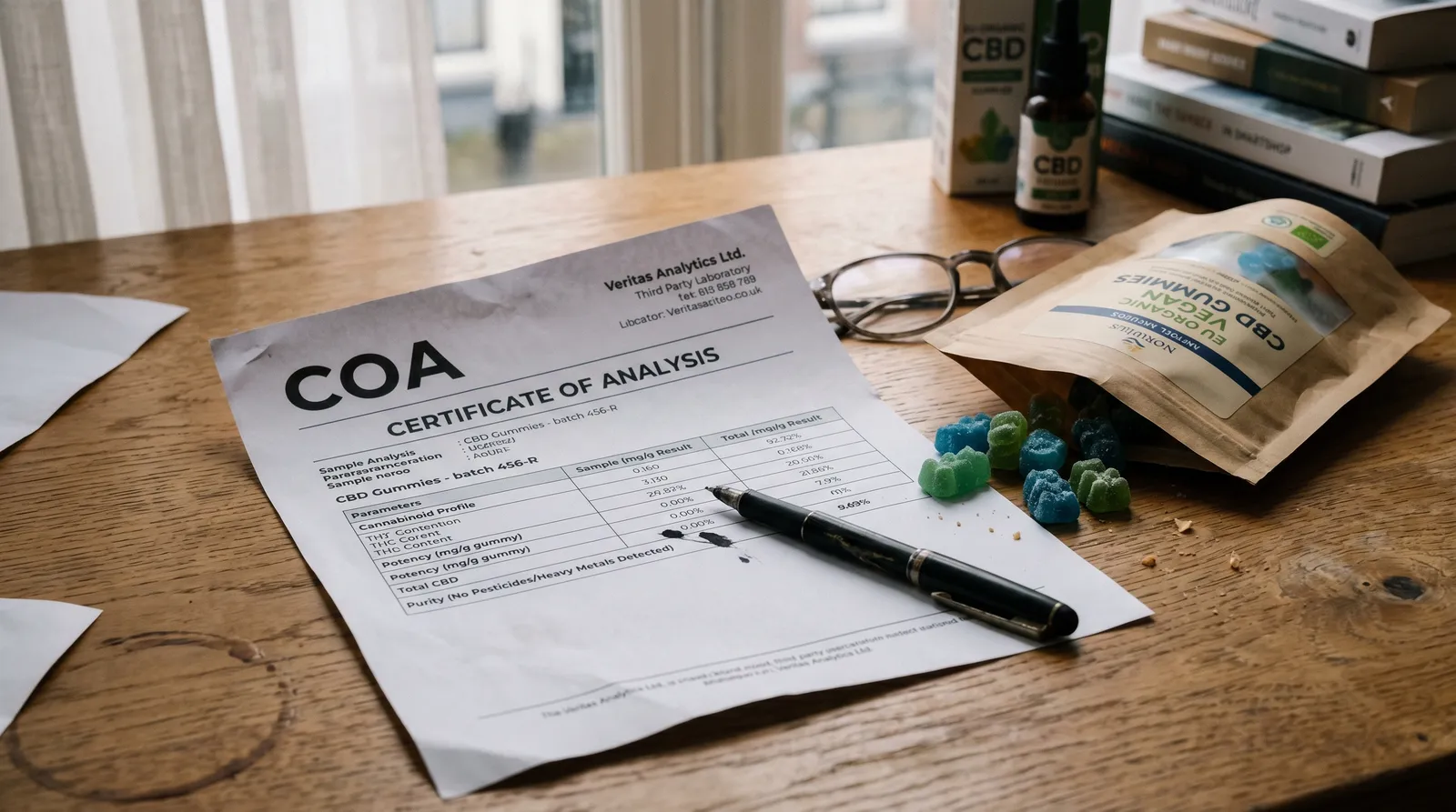 AZARIUS · Schritt 8: Worauf du im Analysezertifikat (COA) achten solltest