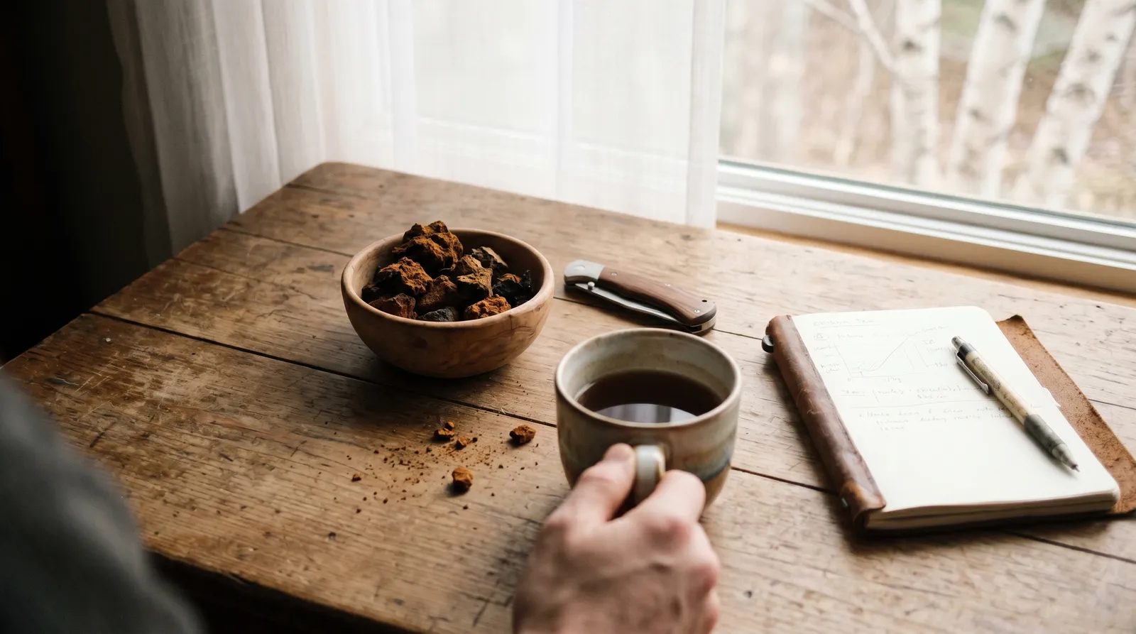 AZARIUS · How Chaga Should Be Harvested Responsibly