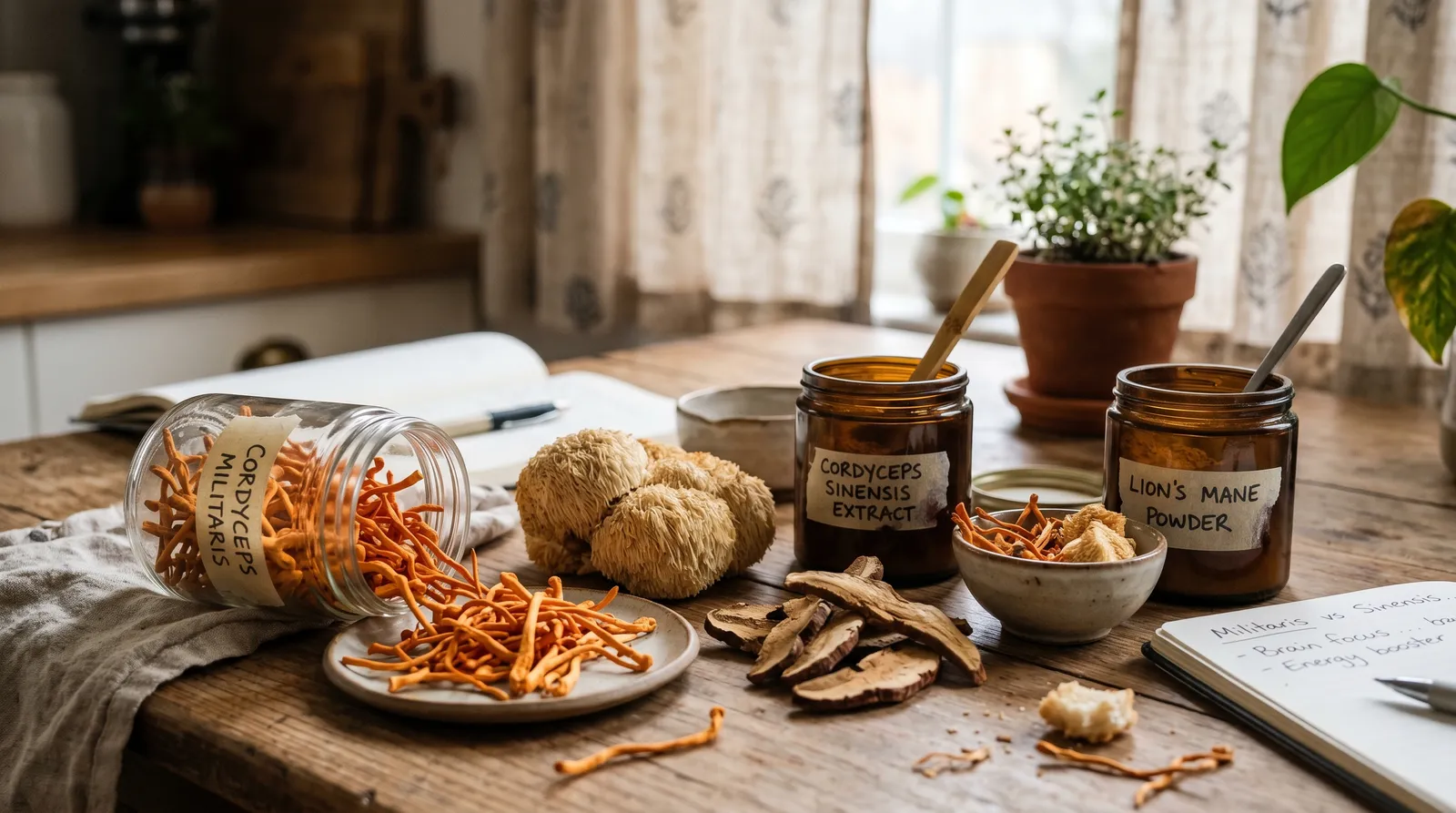 AZARIUS · Cordyceps alongside other functional mushrooms
