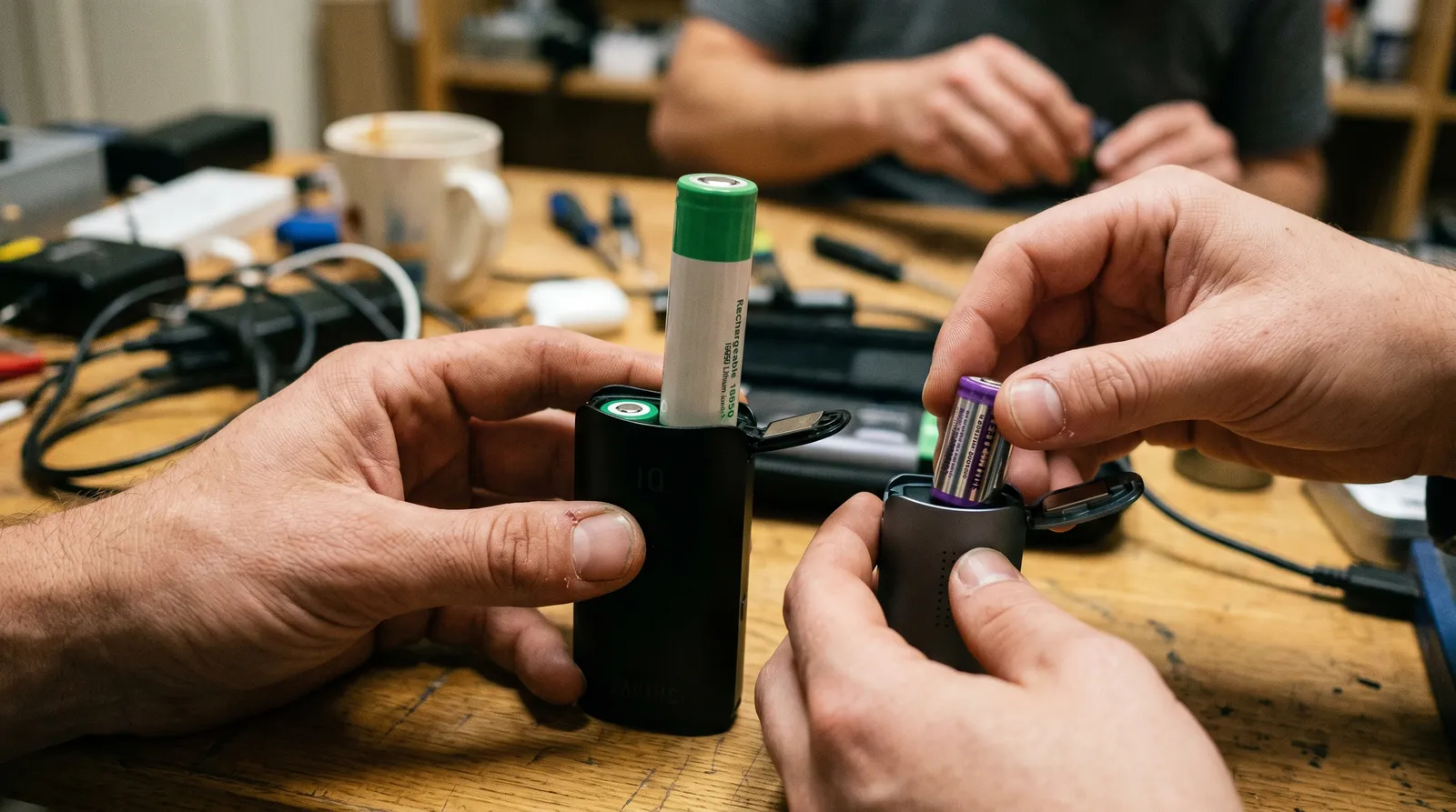 AZARIUS · Batteritid och celltyp