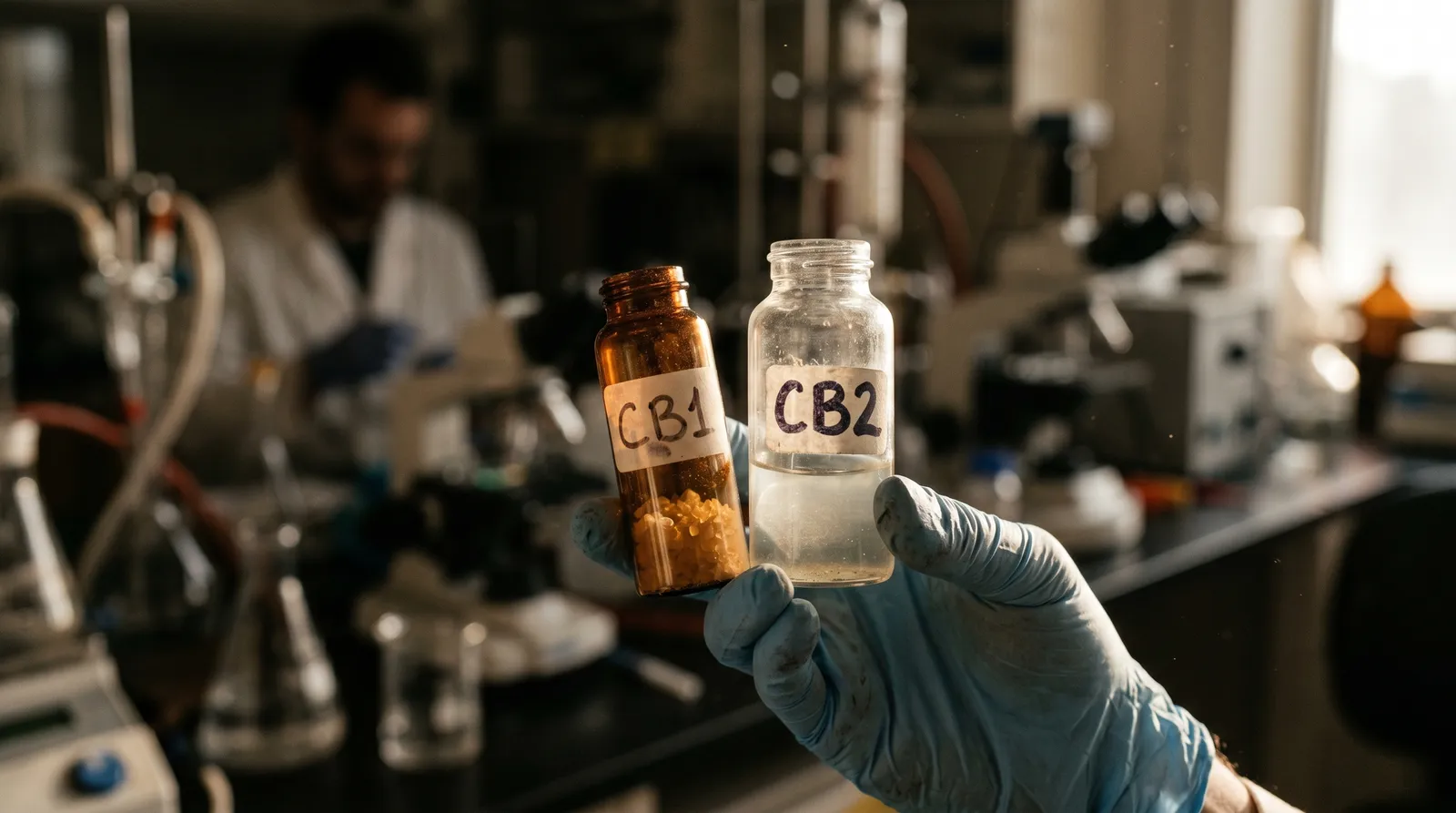 AZARIUS · Os dois receptores principais: CB1 e CB2