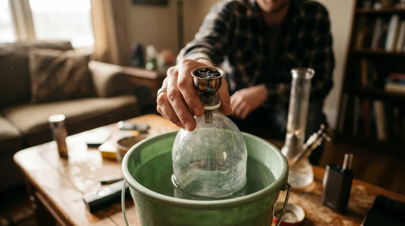 AZARIUS · Gravity bong jämfört med vanlig bong och vaporizer