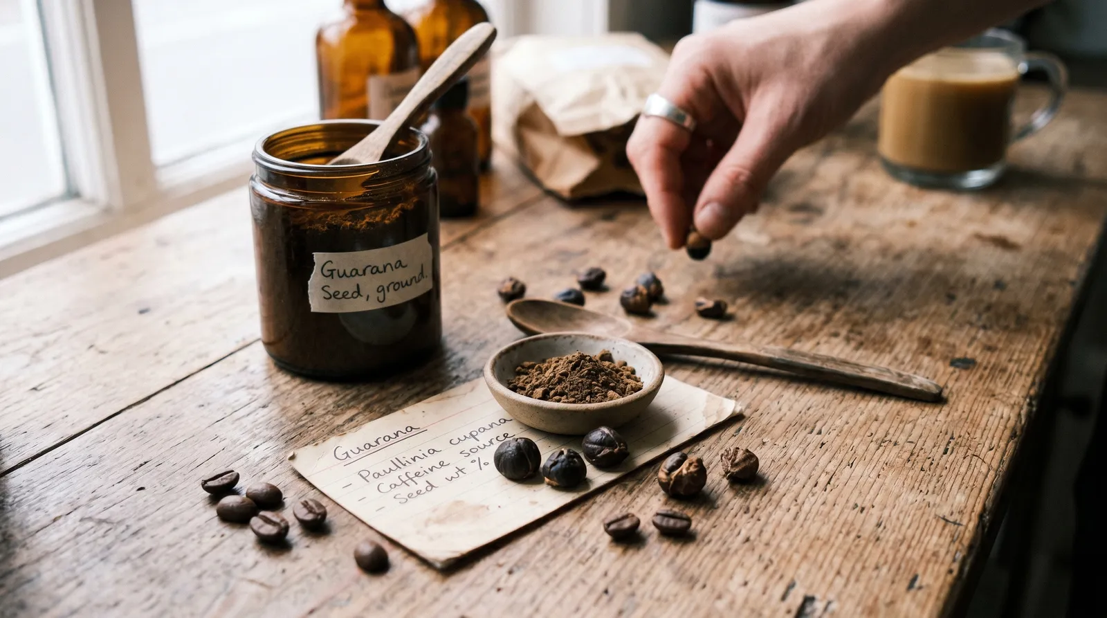 AZARIUS · Koffein per portion: så förhåller sig guarana till andra källor