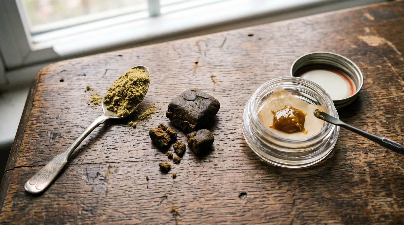 AZARIUS · Hasch vs. Kief vs. Rosin — auf einen Blick