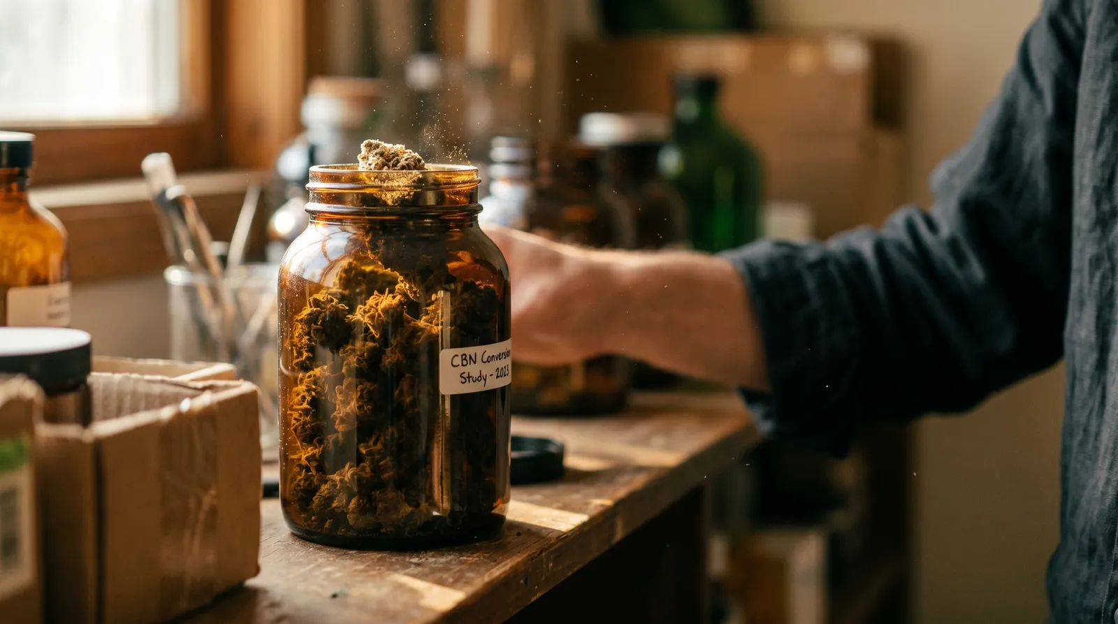 AZARIUS · What speeds up the conversion from THC to CBN?