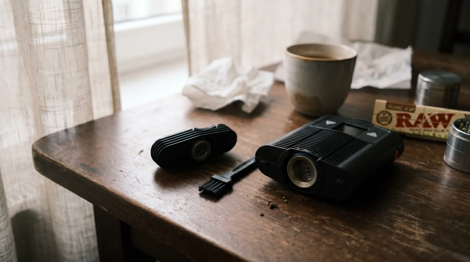 AZARIUS · Steg 1 — Låt enheten svalna och töm kammaren