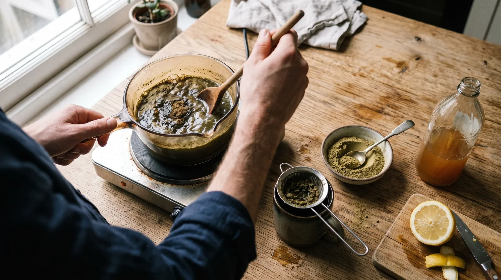AZARIUS · Batchbrygning og isafkølet kratomte