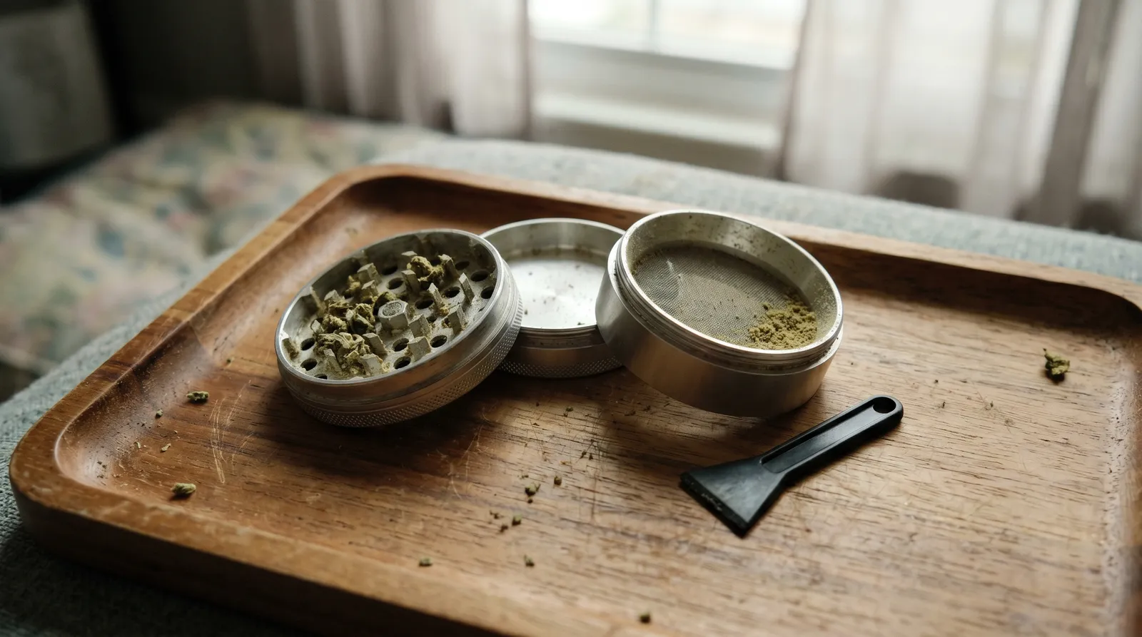 AZARIUS · Steg 1 — Fyrdelad grinder (enklaste vägen)
