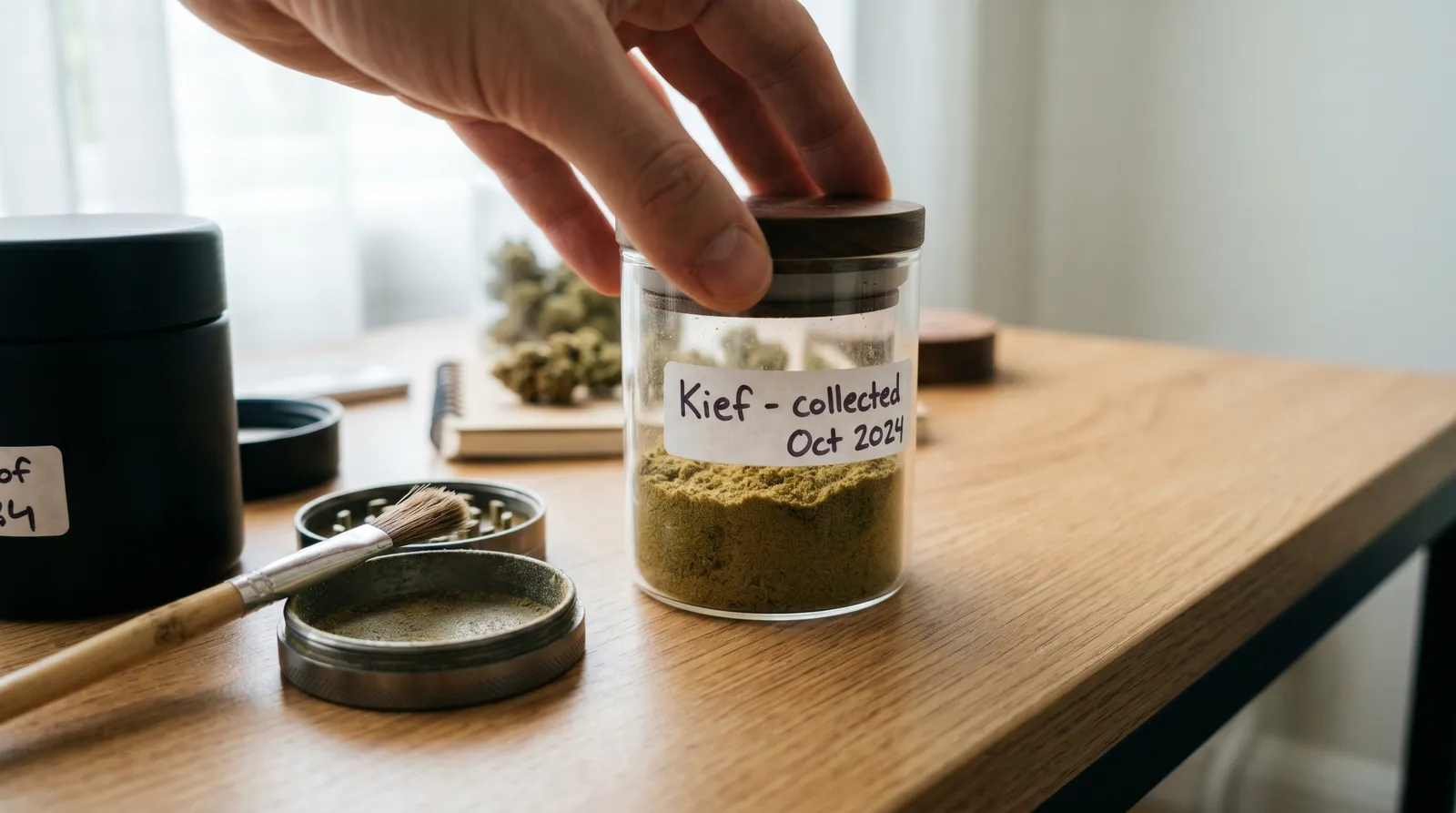 AZARIUS · Steg 4 — Förvara ditt kief korrekt