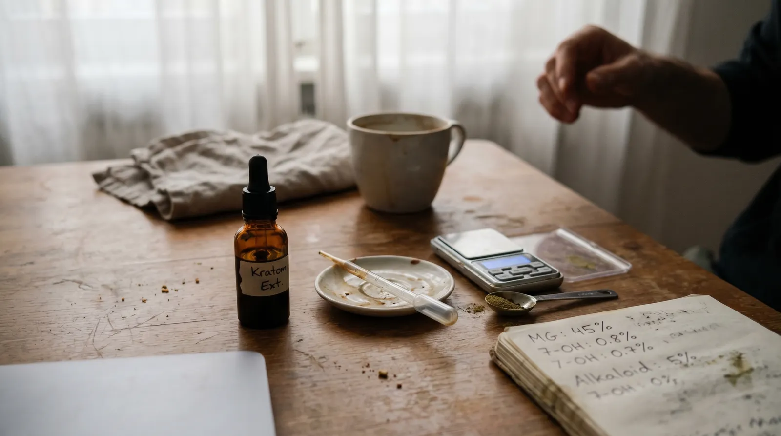 AZARIUS · Warum ein Kratom Extrakt nicht einfach „stärkeres Blattpulver" ist
