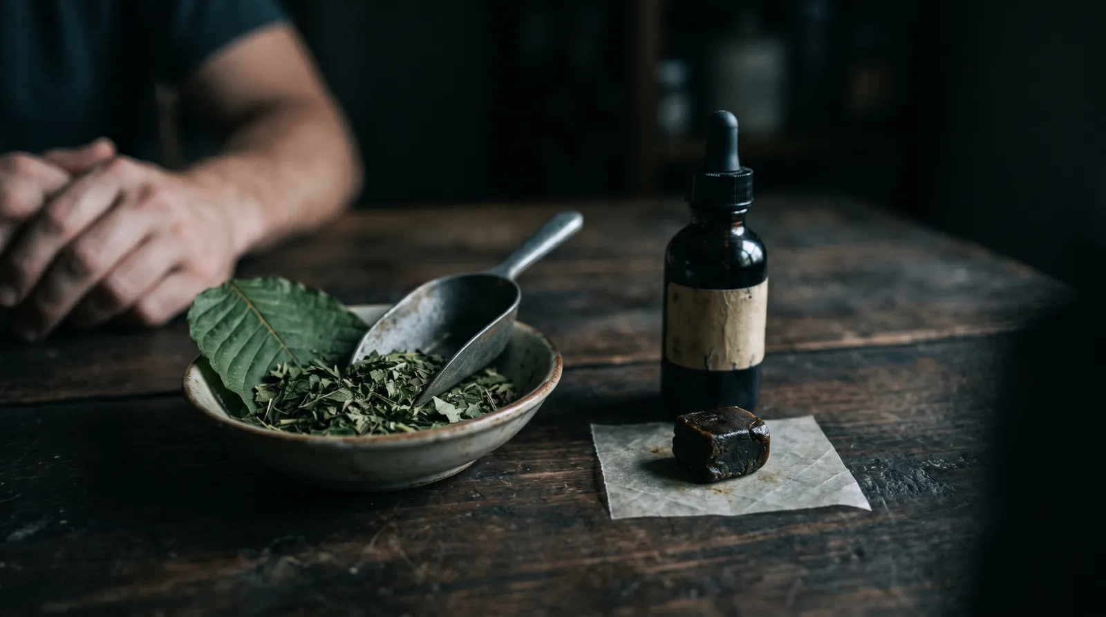 AZARIUS · Kratom Extrakte im Vergleich mit anderen konzentrierten Pflanzenpräparaten