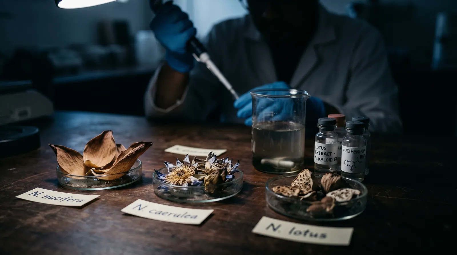 AZARIUS · Alkaloidöverlapp och divergens