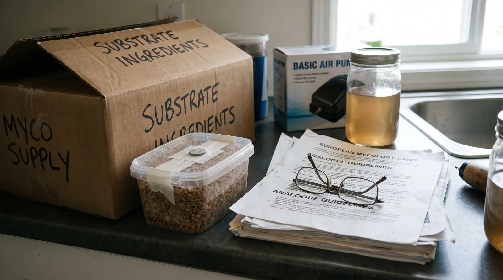 AZARIUS · Grey Areas: Spores, Grow Kits, and Analogues