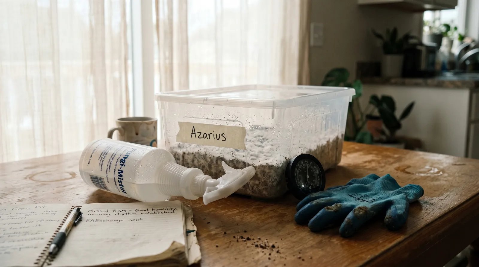 AZARIUS · Steg 2: Grundschemat för en odlingssats i plastbalja