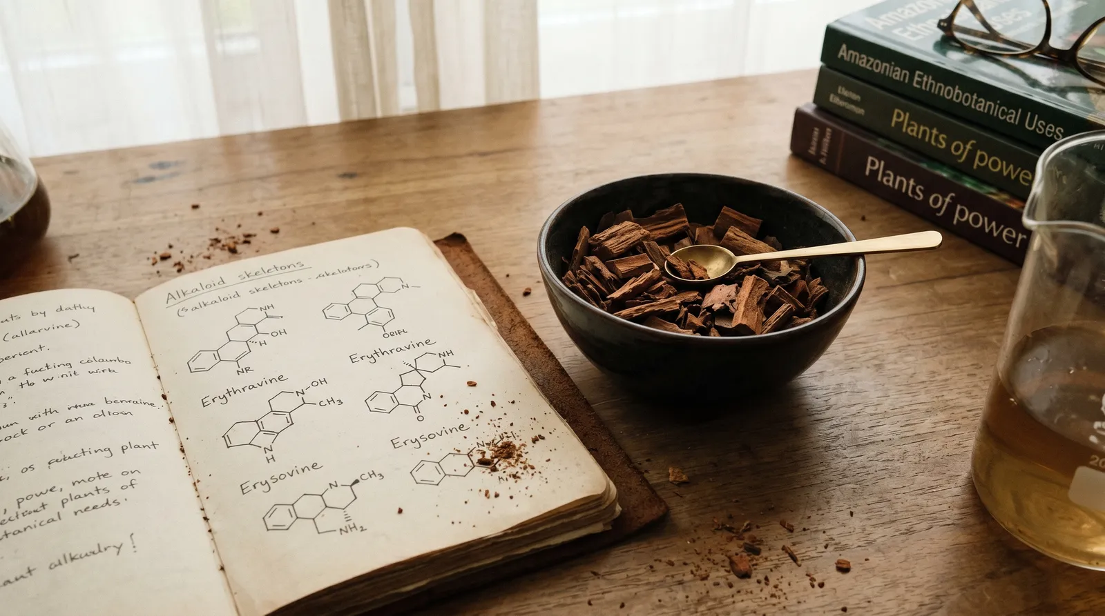 AZARIUS · Erythrinaalkaloider: kemin bakom traditionen