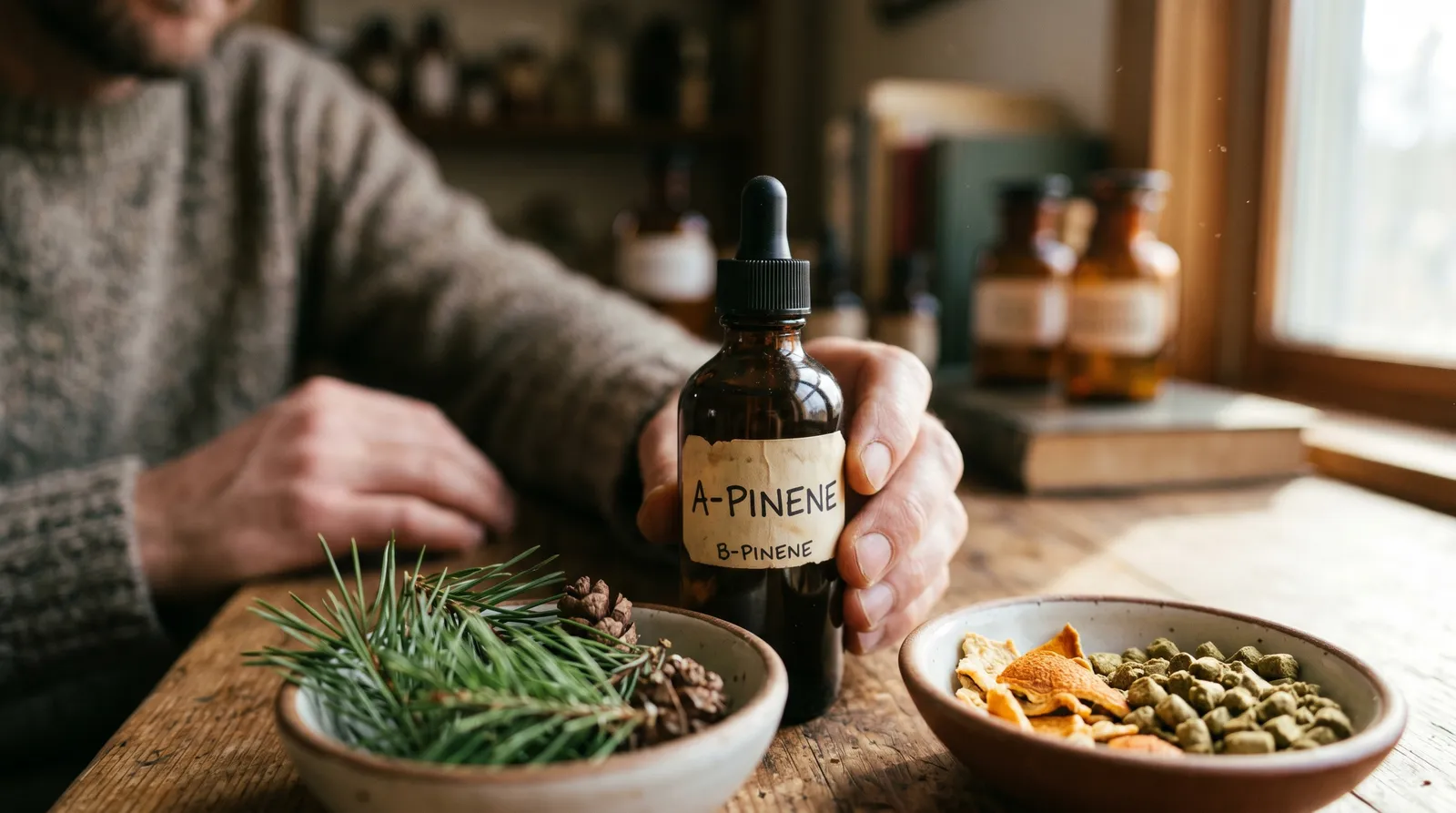AZARIUS · Pinen jämfört med andra terpener