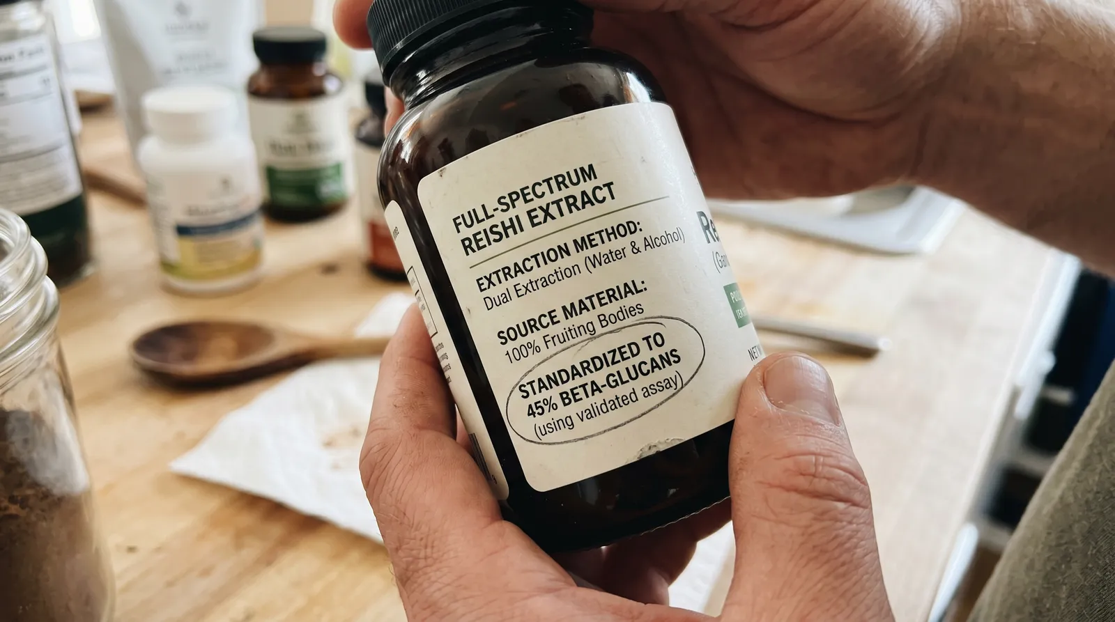 AZARIUS · How to Read a Mushroom Extract Label