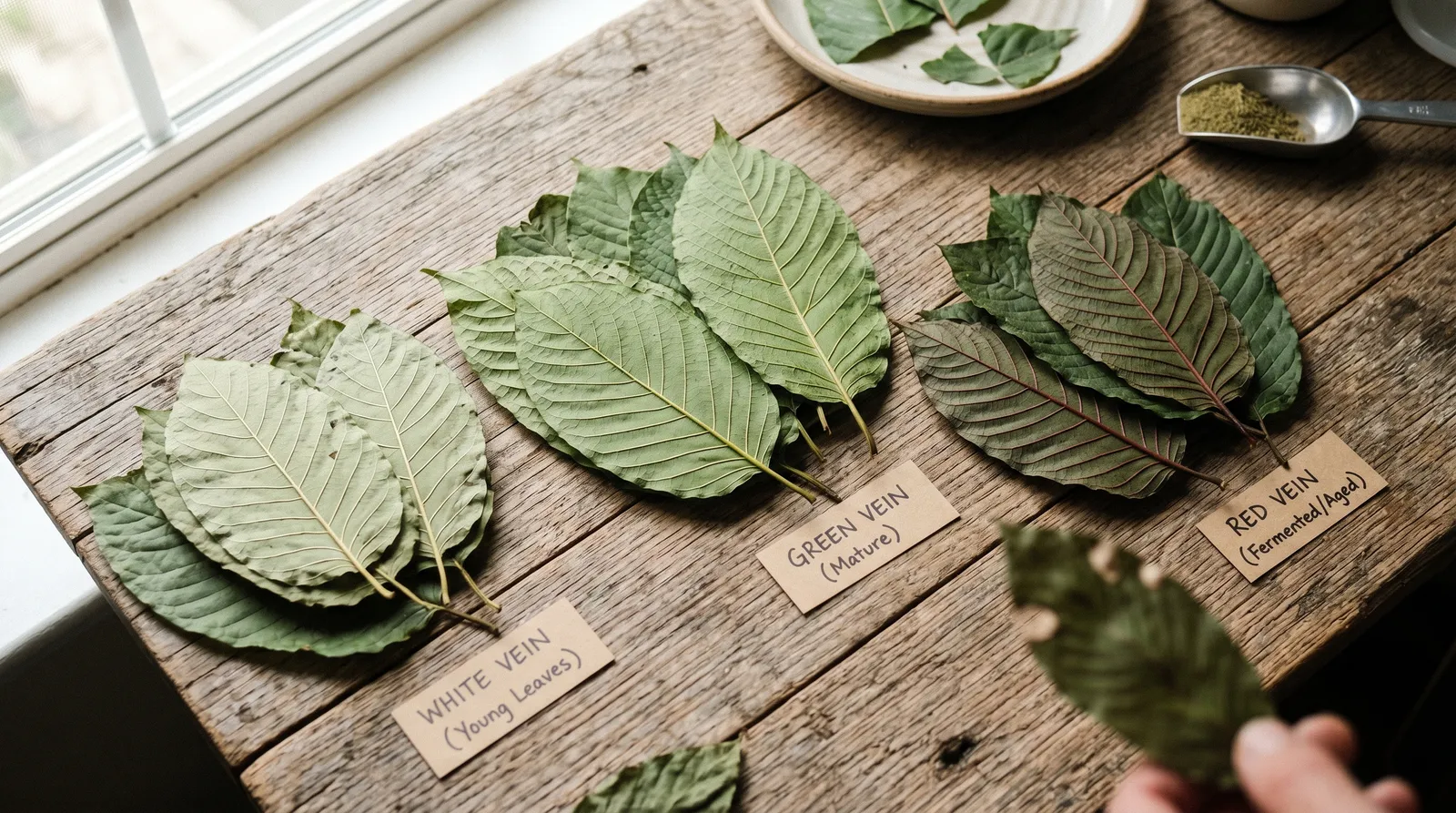 AZARIUS · Att köpa röd, grön och vit kratom