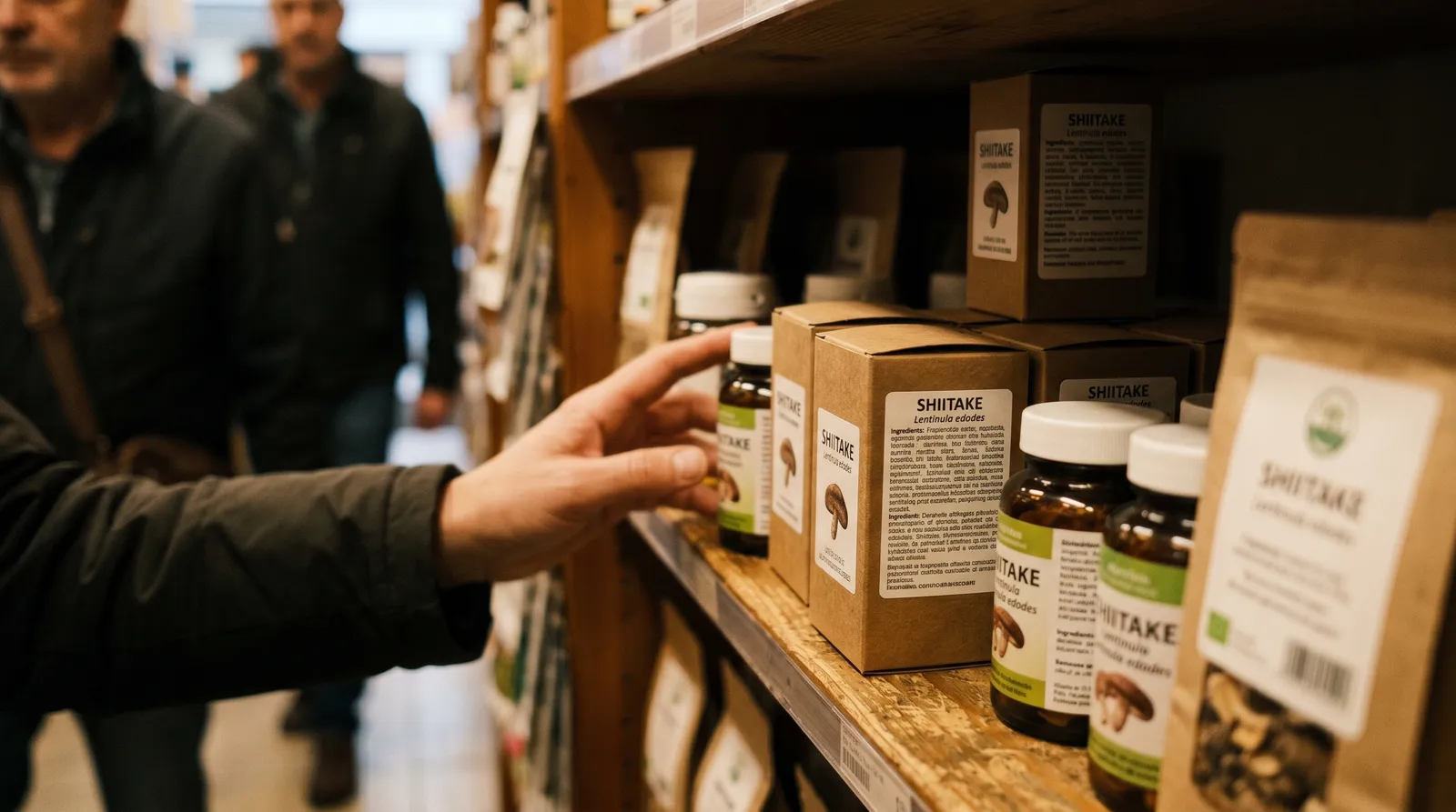 AZARIUS · Srovnání produktů ze shiitake: na co se dívat