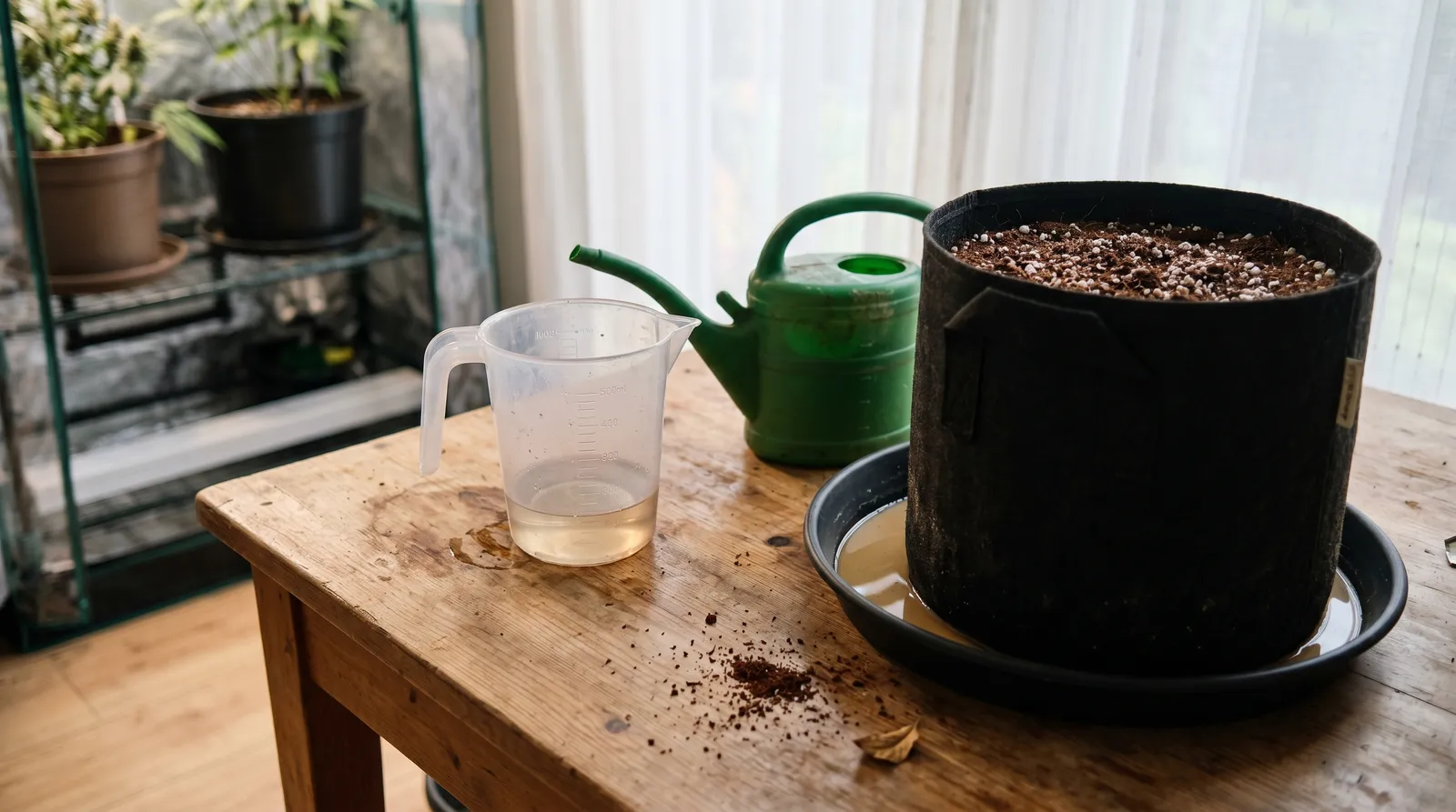 AZARIUS · Steg 2 — Anpassa volymen efter krukstorleken, inte efter plantan