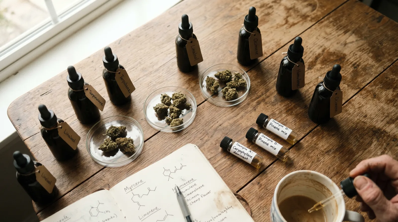 AZARIUS · Die sieben wichtigsten Cannabisterpene im Überblick