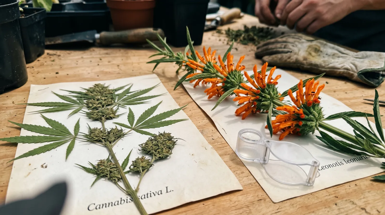 AZARIUS · Wild Dagga Leonotis leonurus Botanik im Vergleich zu Cannabis